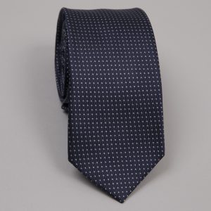 Cravate Bleu Marine Tete D'Epingle