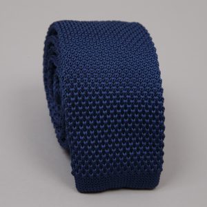 Cravate Tricot Bleu